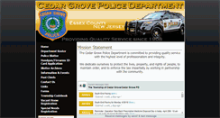 Desktop Screenshot of cedargrovepd.org